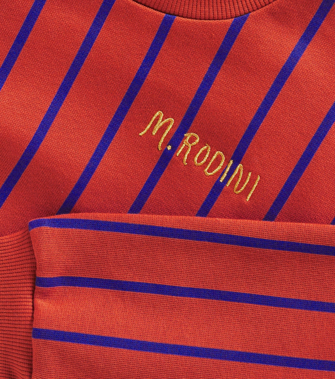 Felpa in cotone a righe | Mini Rodini