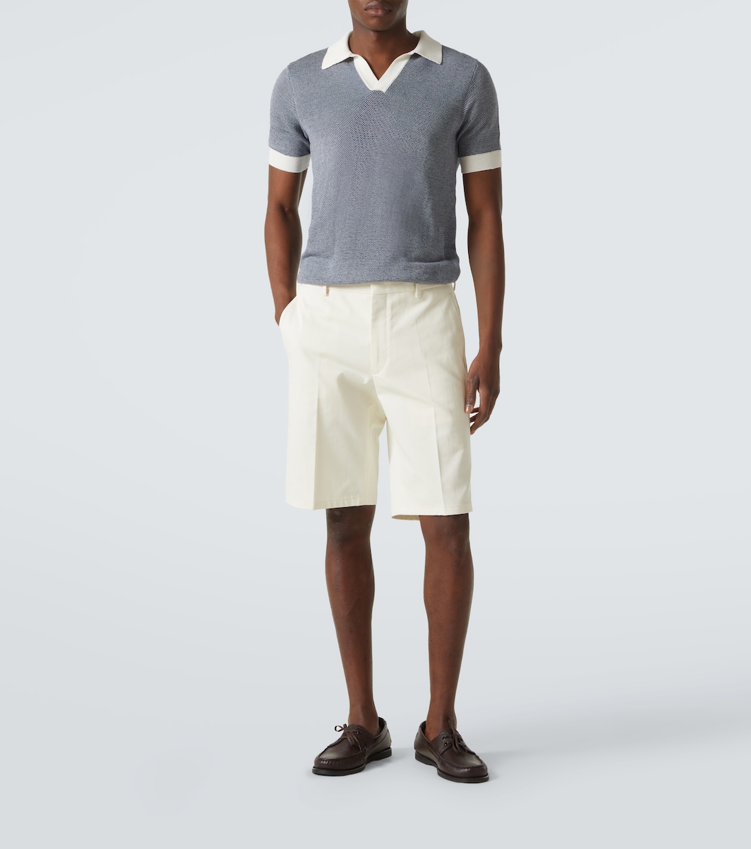 Polo in cotone e lino | Thom Sweeney