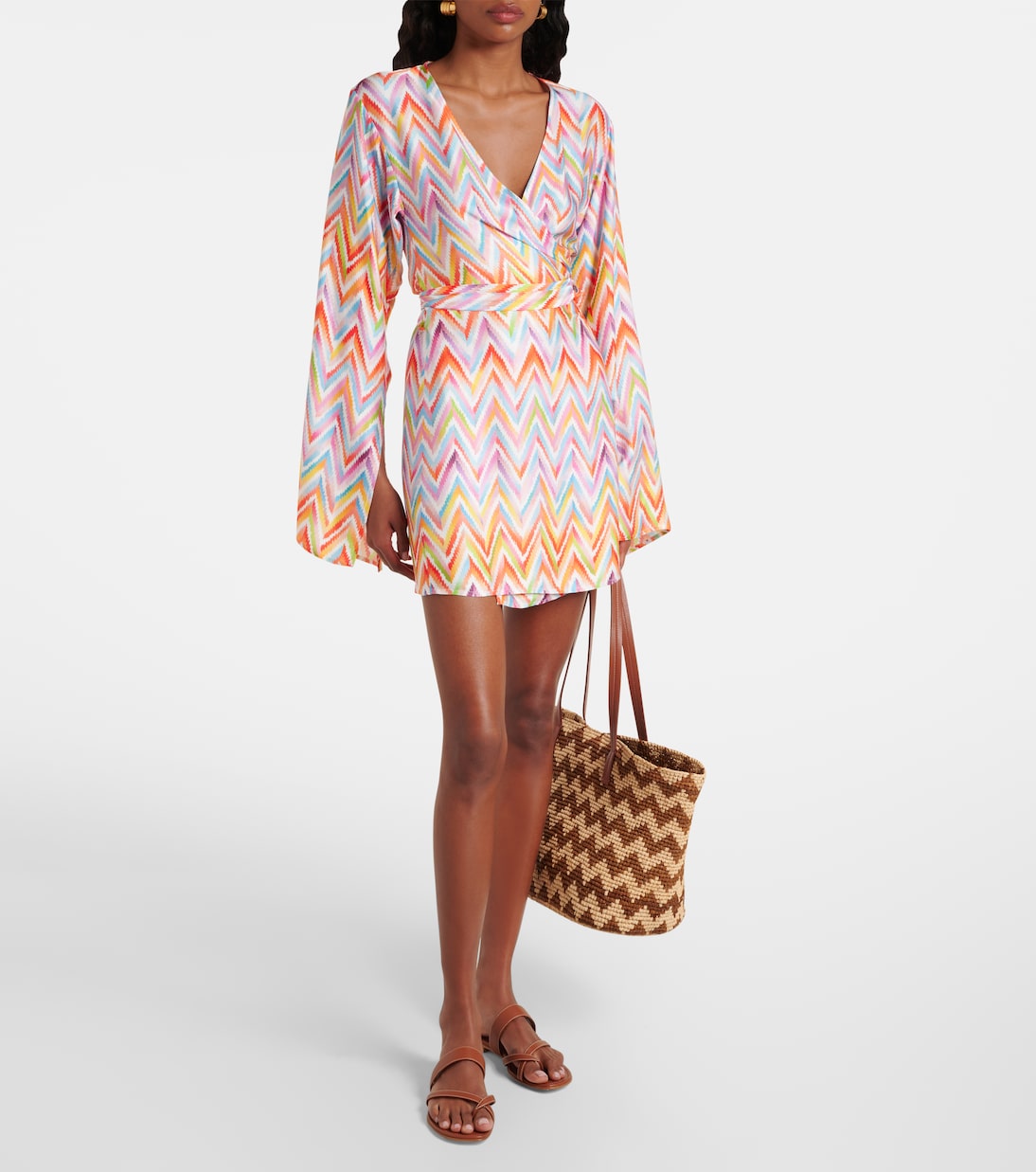 Zigzag belted minidress | Missoni