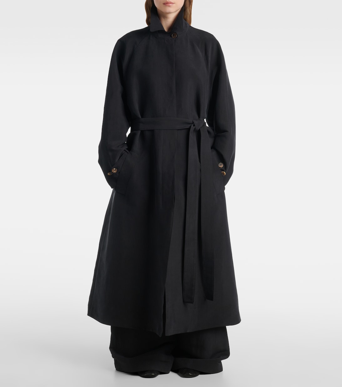 Ryo silk wrap coat | The Row