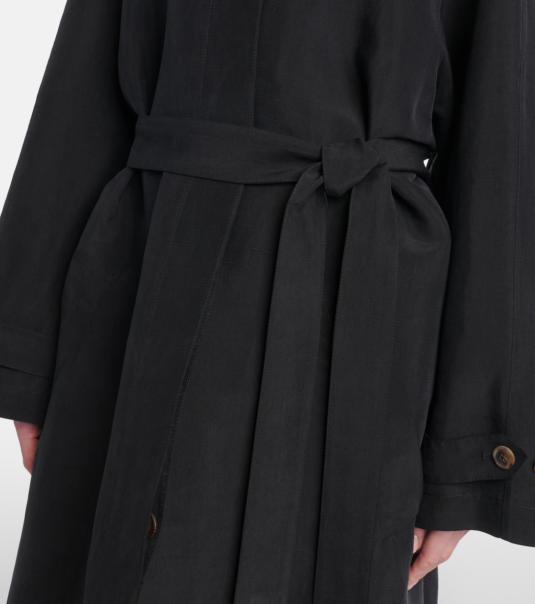 Ryo silk wrap coat | The Row