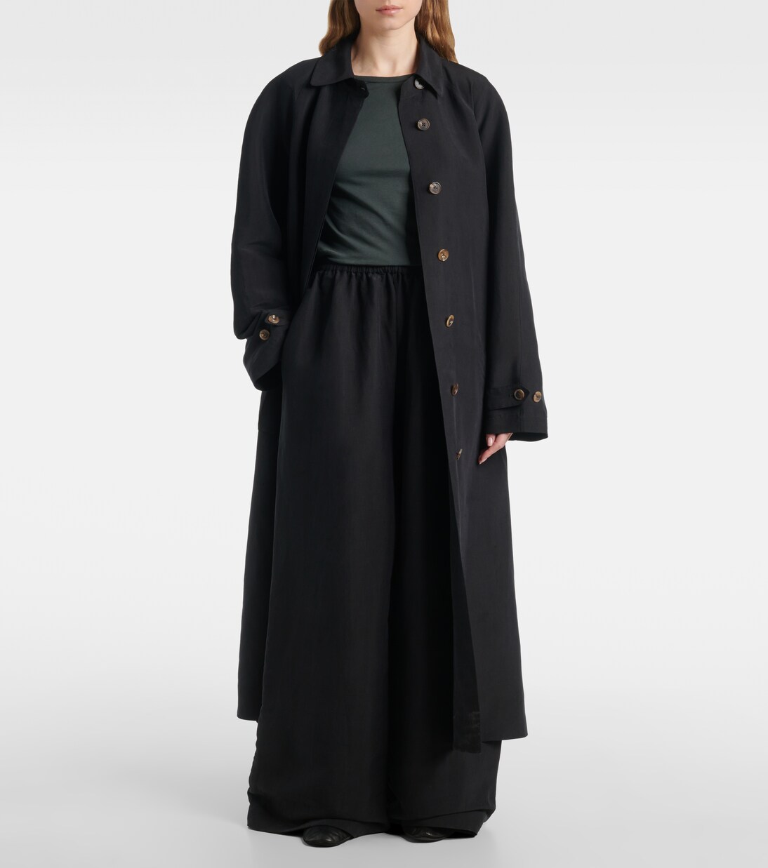 Ryo silk wrap coat | The Row