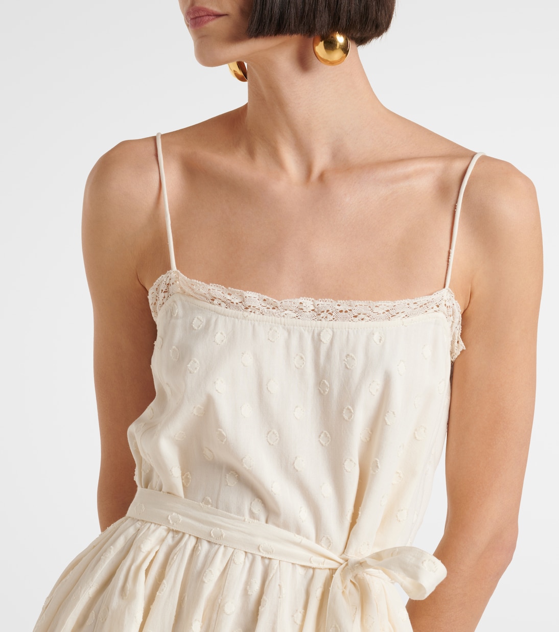Abito corto Beatriz in dobby di cotone | Ulla Johnson