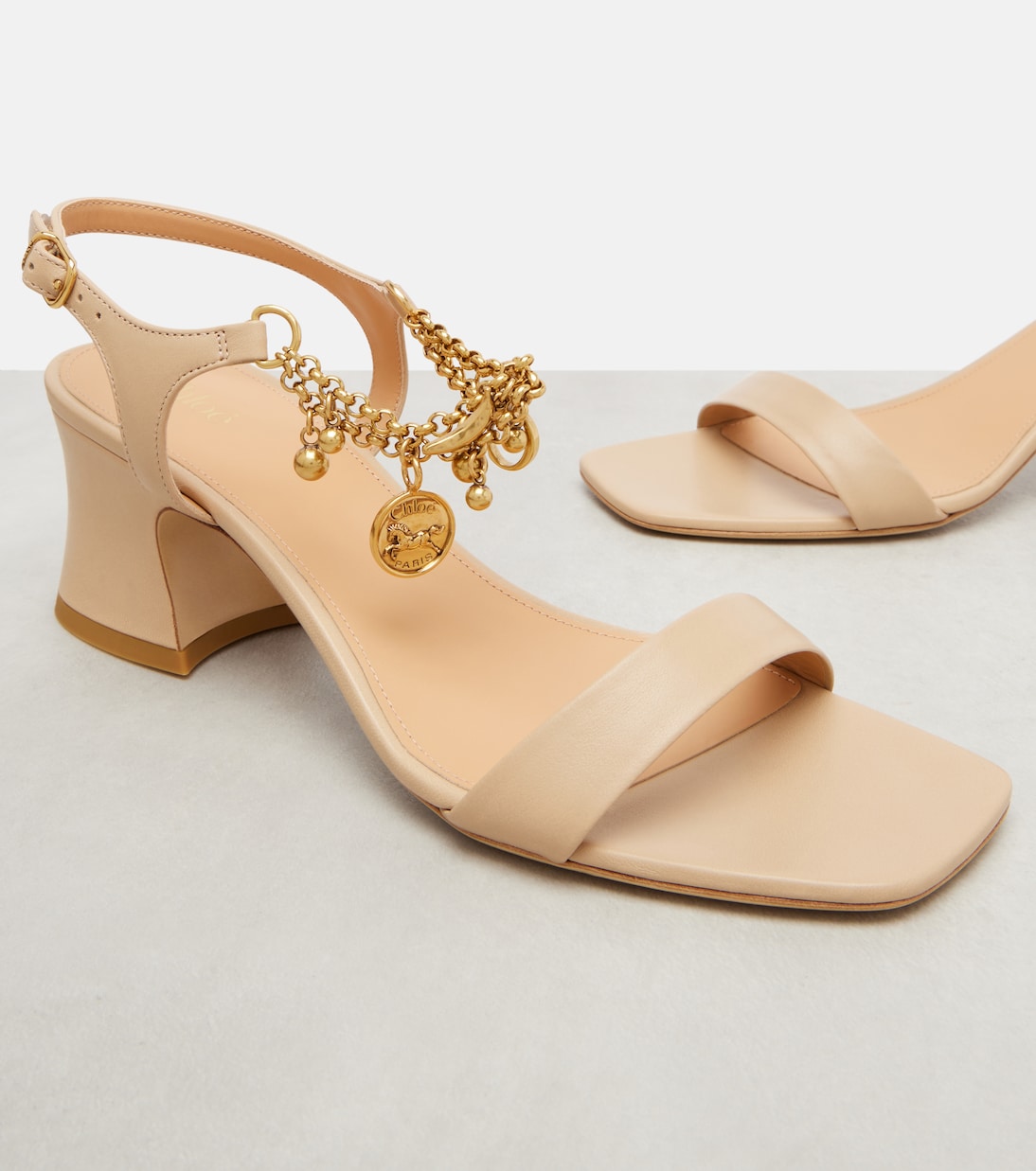 Chloé Charms leather sandals | Chloé