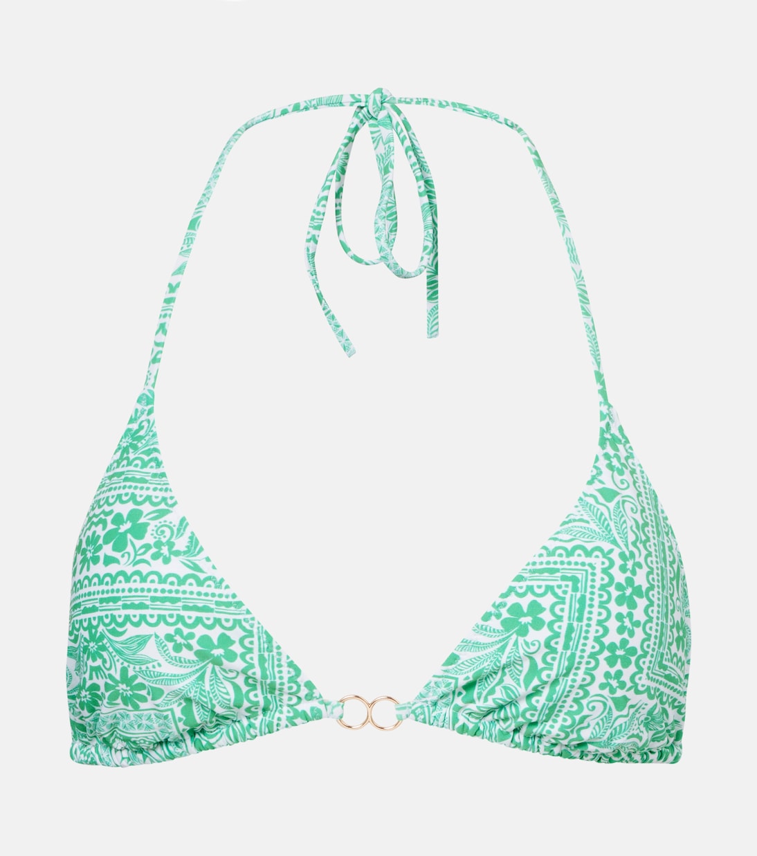 Costa printed halterneck bikini top | Melissa Odabash