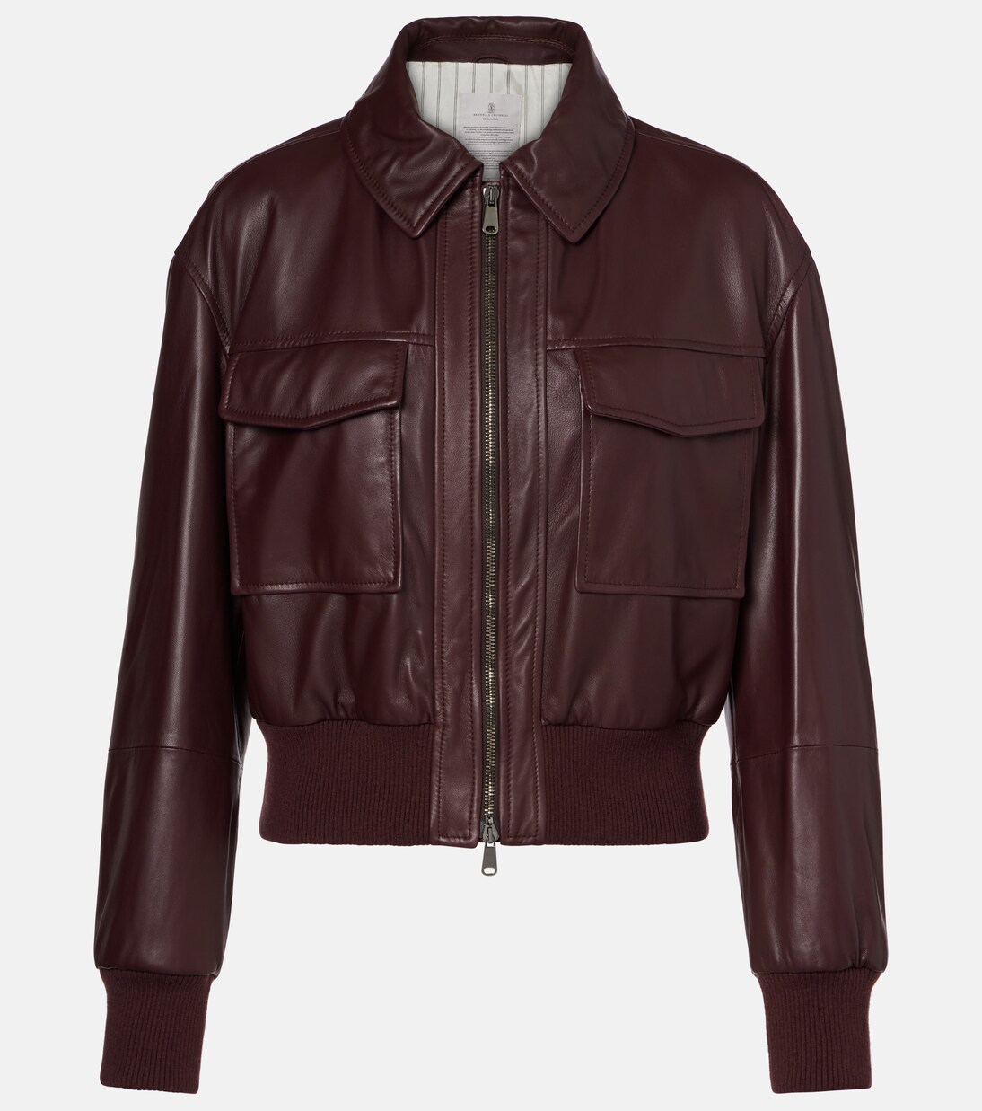 Leather jacket | Brunello Cucinelli