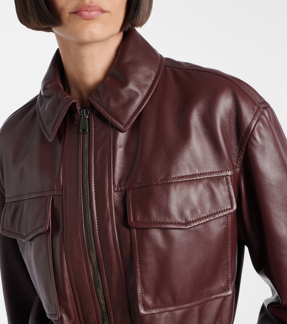 Leather jacket | Brunello Cucinelli