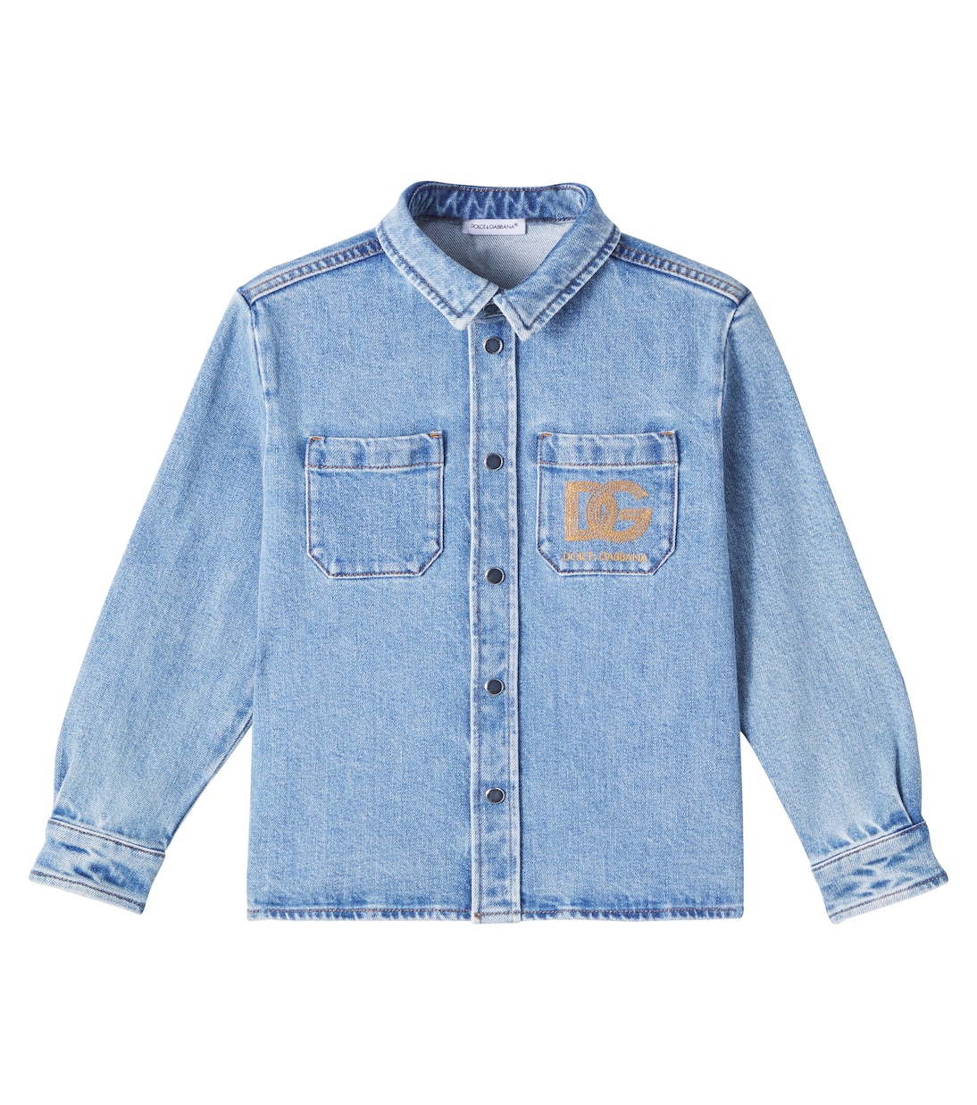 DG denim shirt | Dolce&Gabbana Kids
