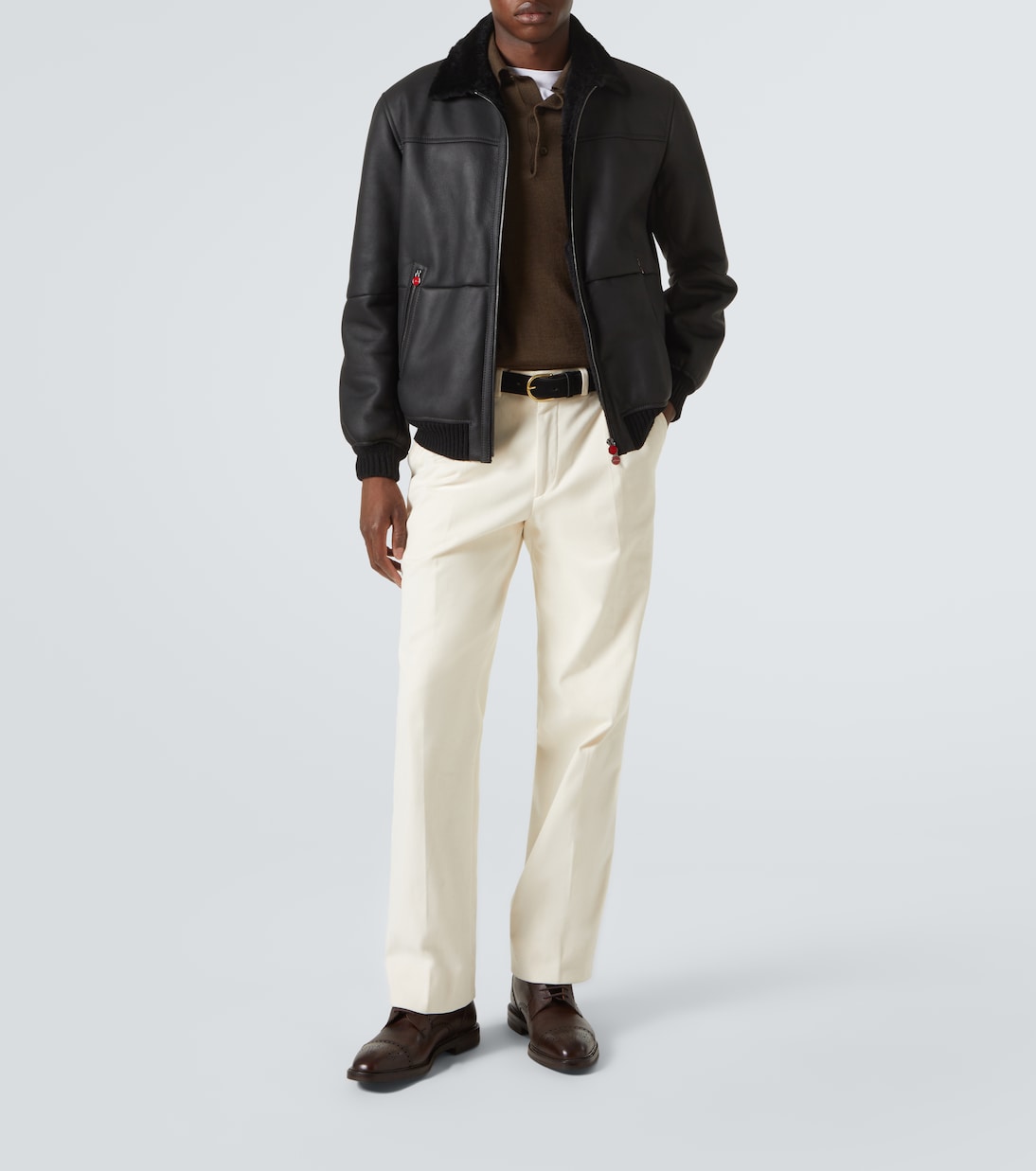 Bomber in shearling | Kiton