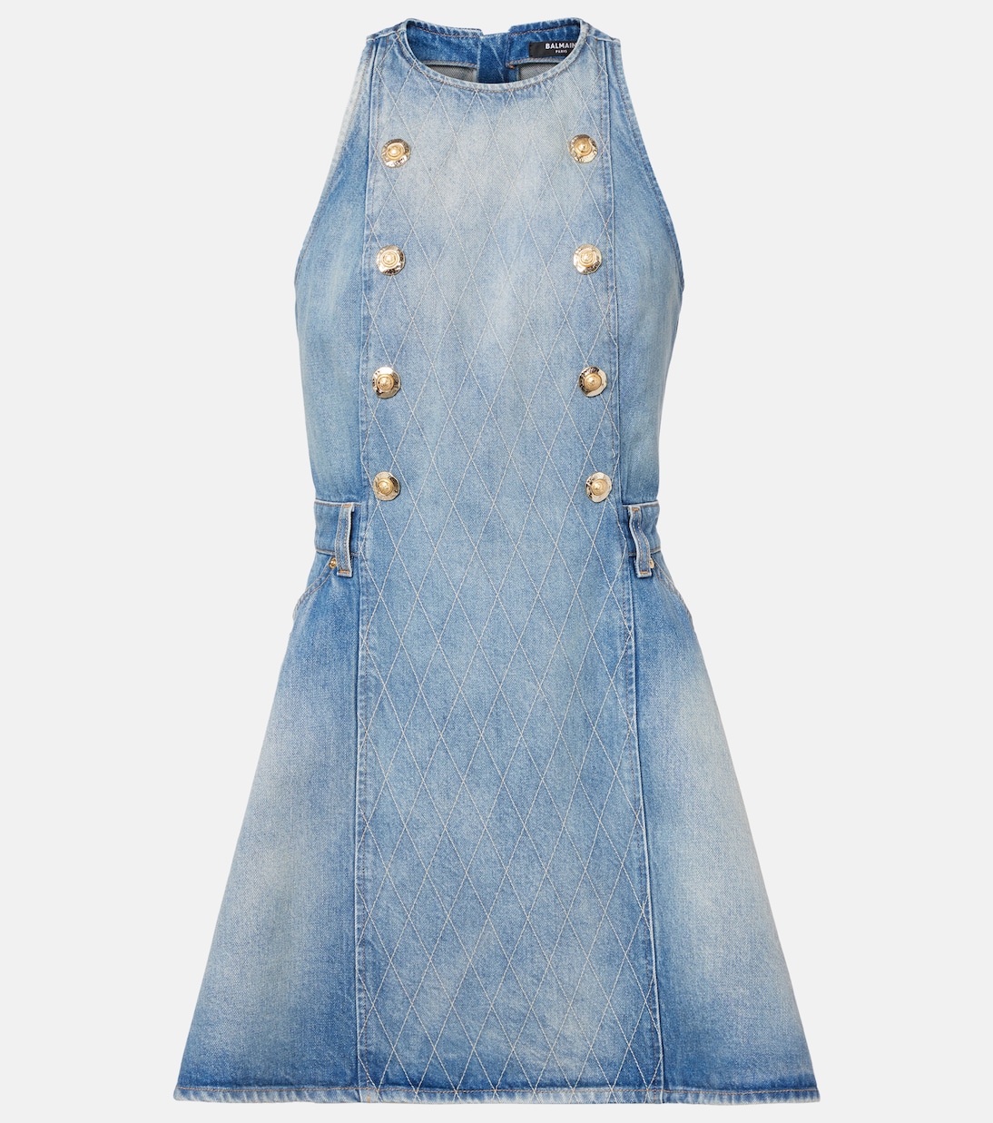 Minikleid aus Denim | Balmain
