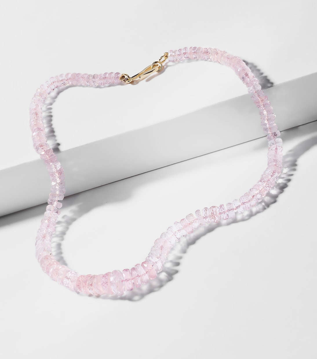 Collana in oro 18kt con morganite | Ileana Makri