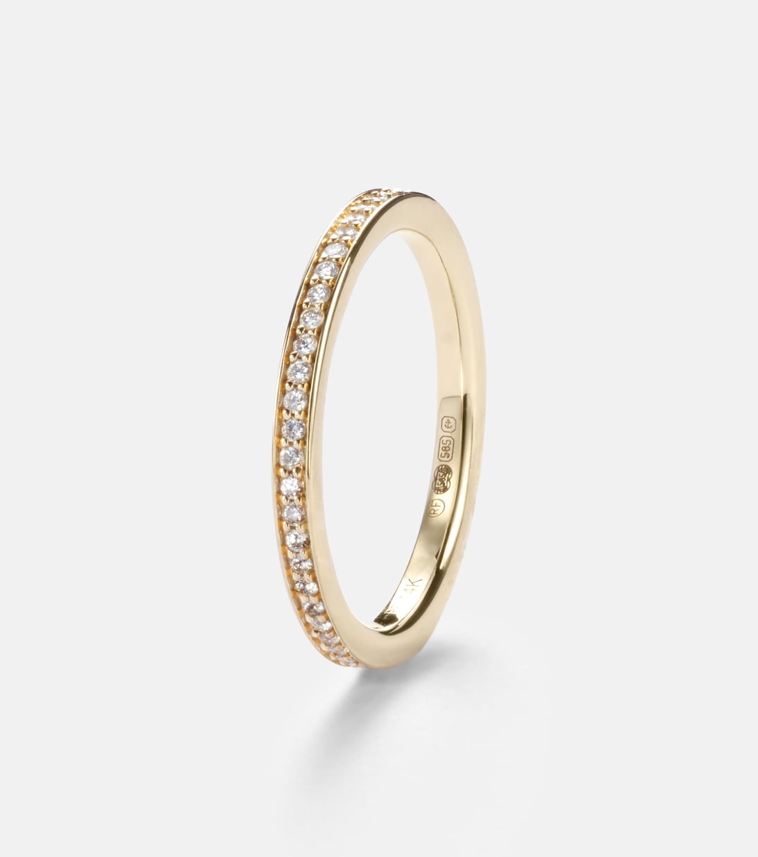 Anello in oro 14kt con diamanti | Roxanne First