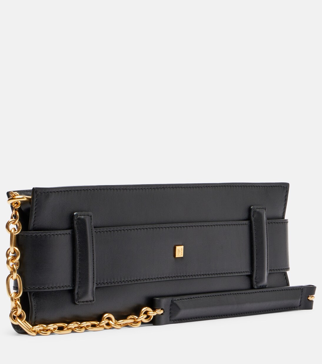 Anthem leather clutch | Balmain