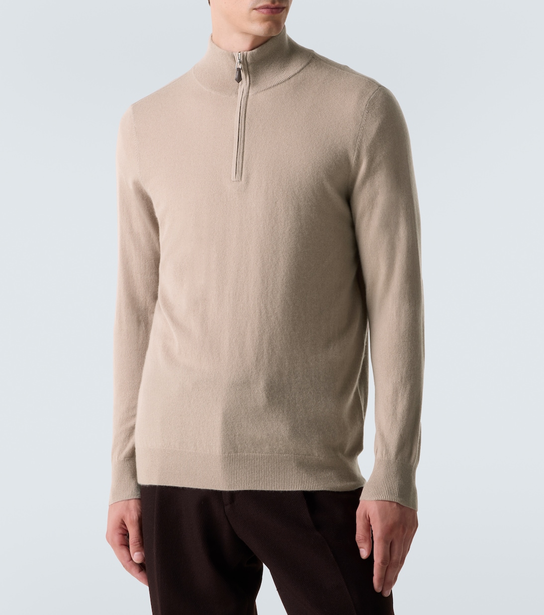 Mr Fenchurch cashmere half-zip sweater | Arch4