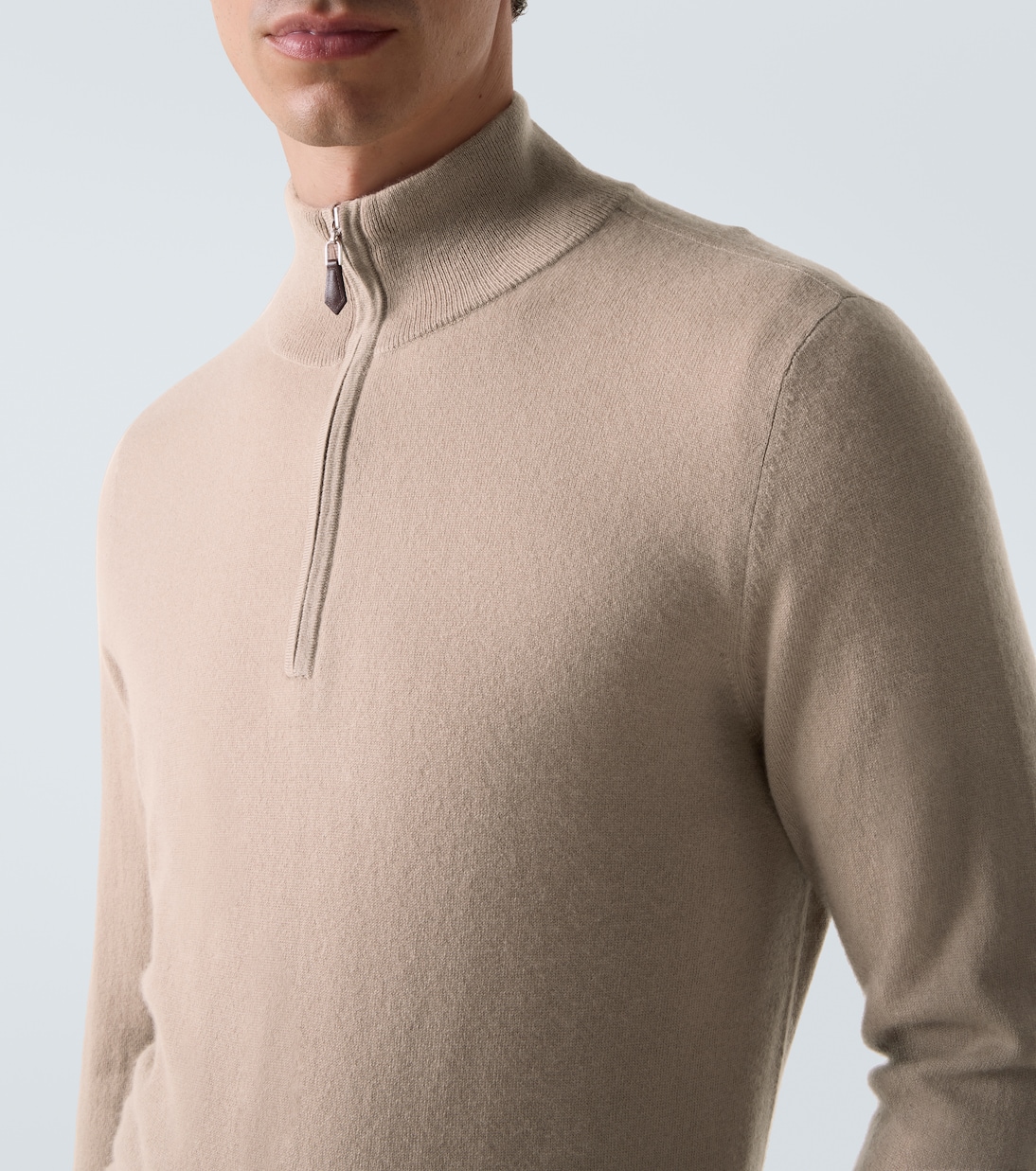 Mr Fenchurch cashmere half-zip sweater | Arch4
