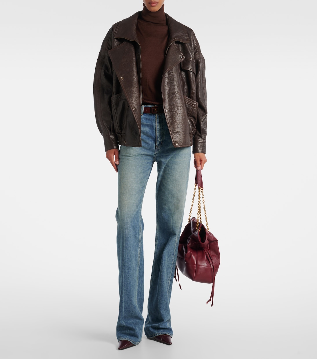 Cashmere, wool, and silk sweater | Saint Laurent