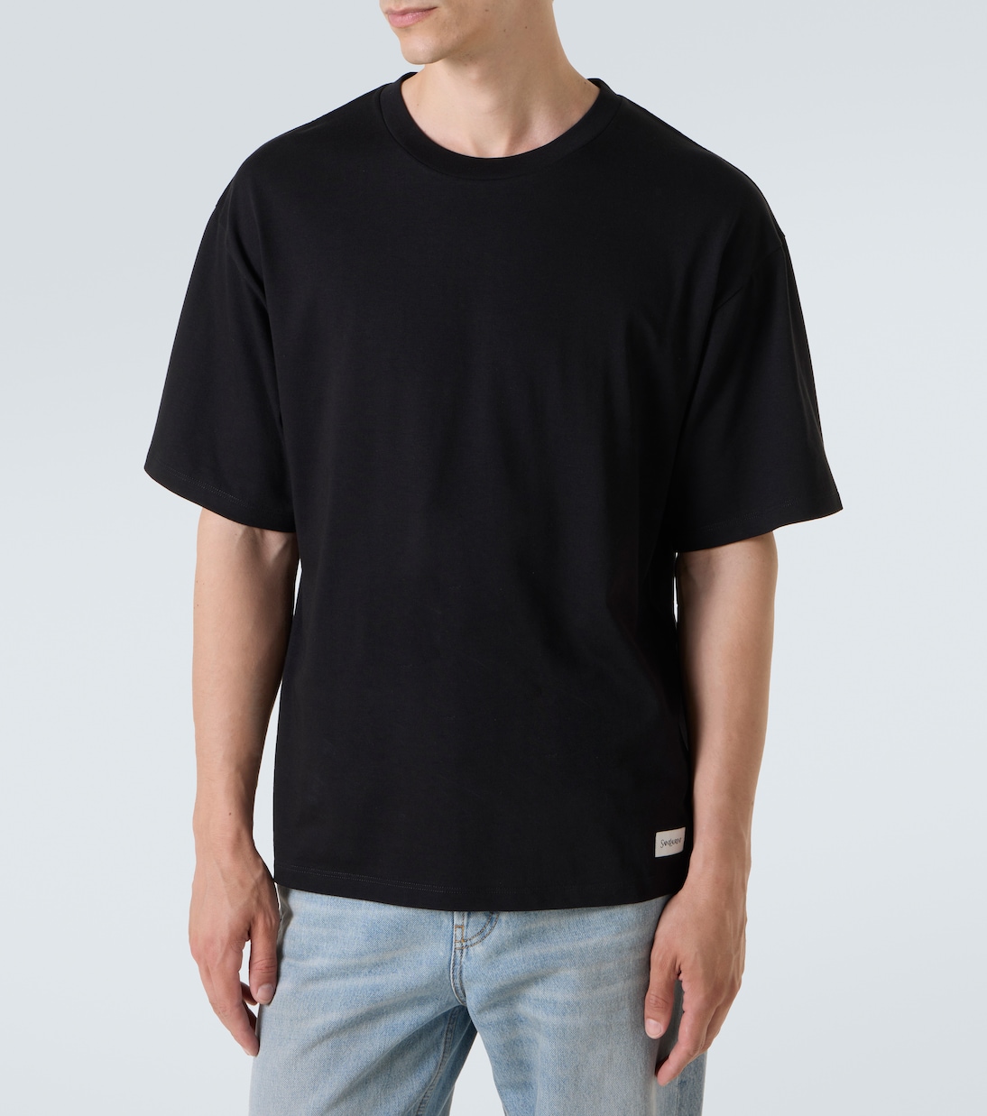 T-Shirt aus einem Baumwollgemisch | Saint Laurent
