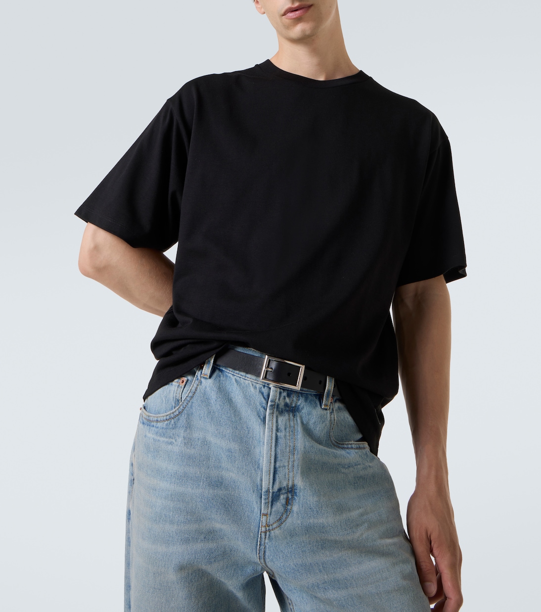 T-Shirt aus einem Baumwollgemisch | Saint Laurent