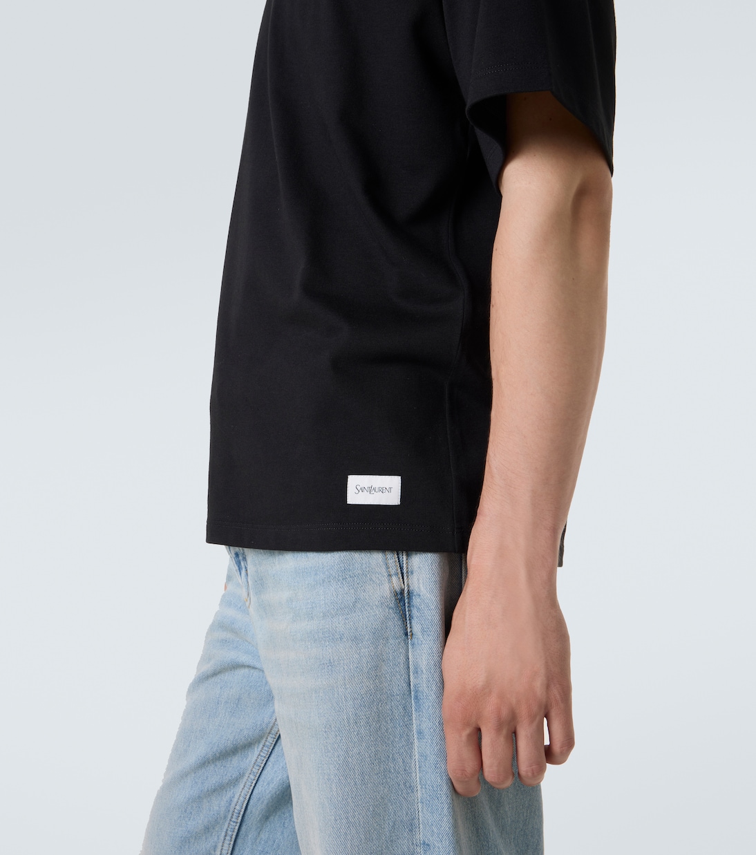 T-Shirt aus einem Baumwollgemisch | Saint Laurent