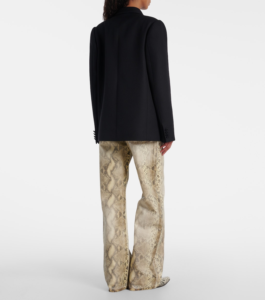 Double-breasted wool suit jacket | Acne Studios