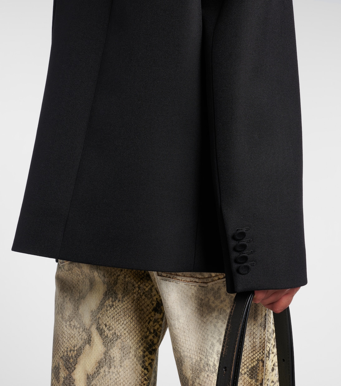 Double-breasted wool suit jacket | Acne Studios
