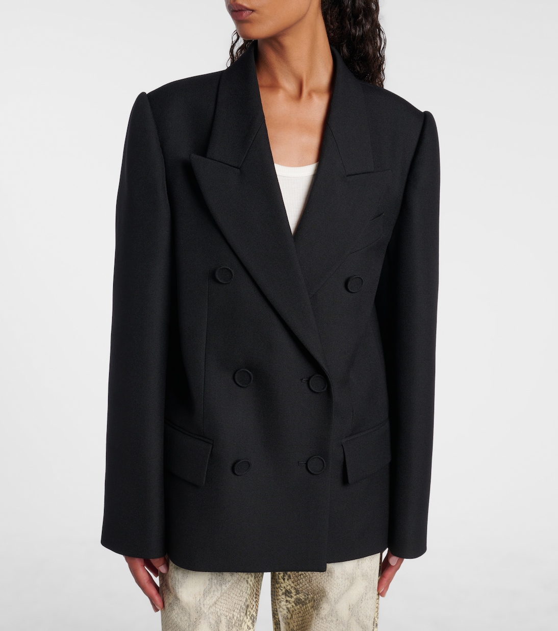Double-breasted wool suit jacket | Acne Studios