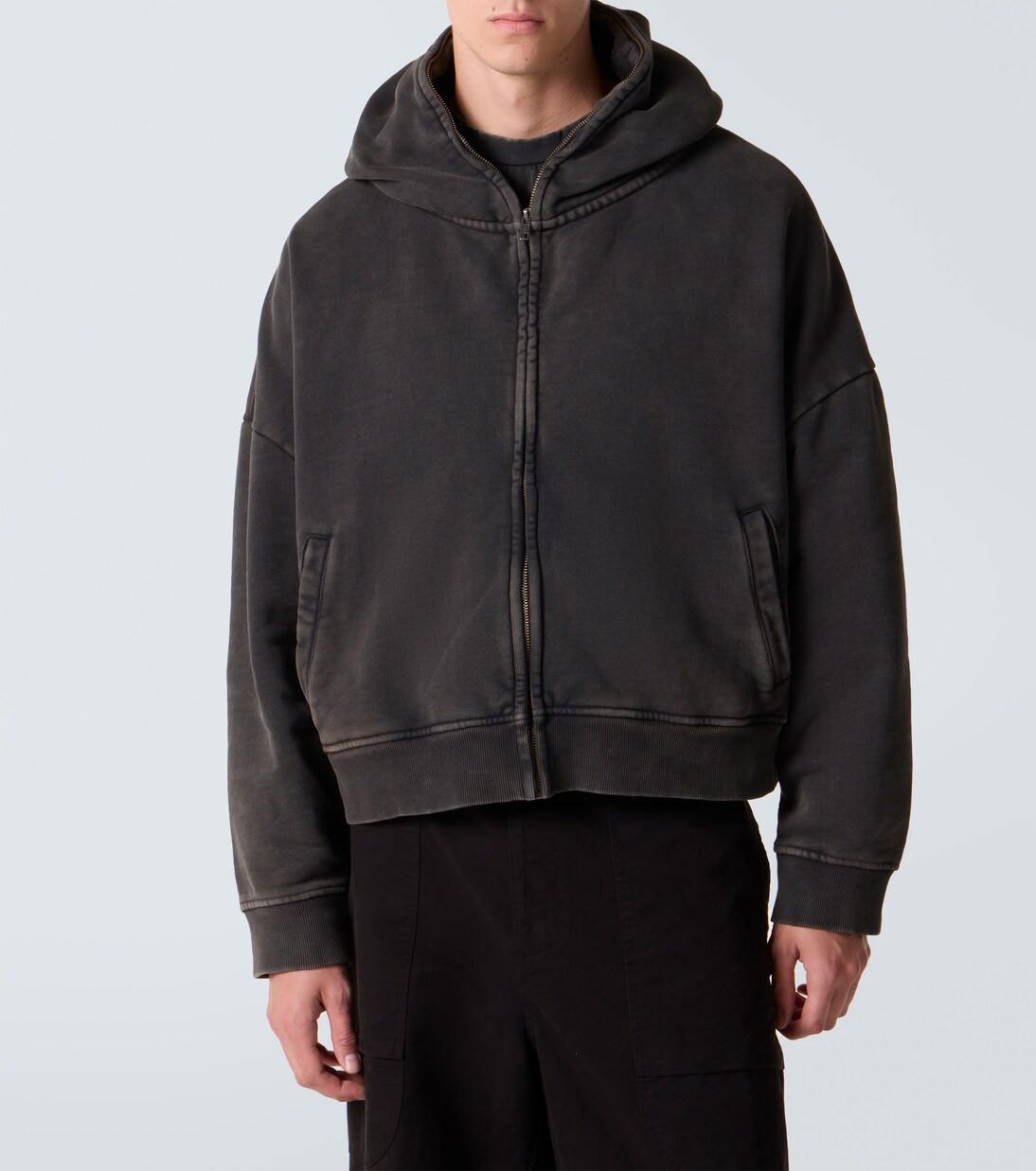 Cotton zip-up hoodie | Entire Studios
