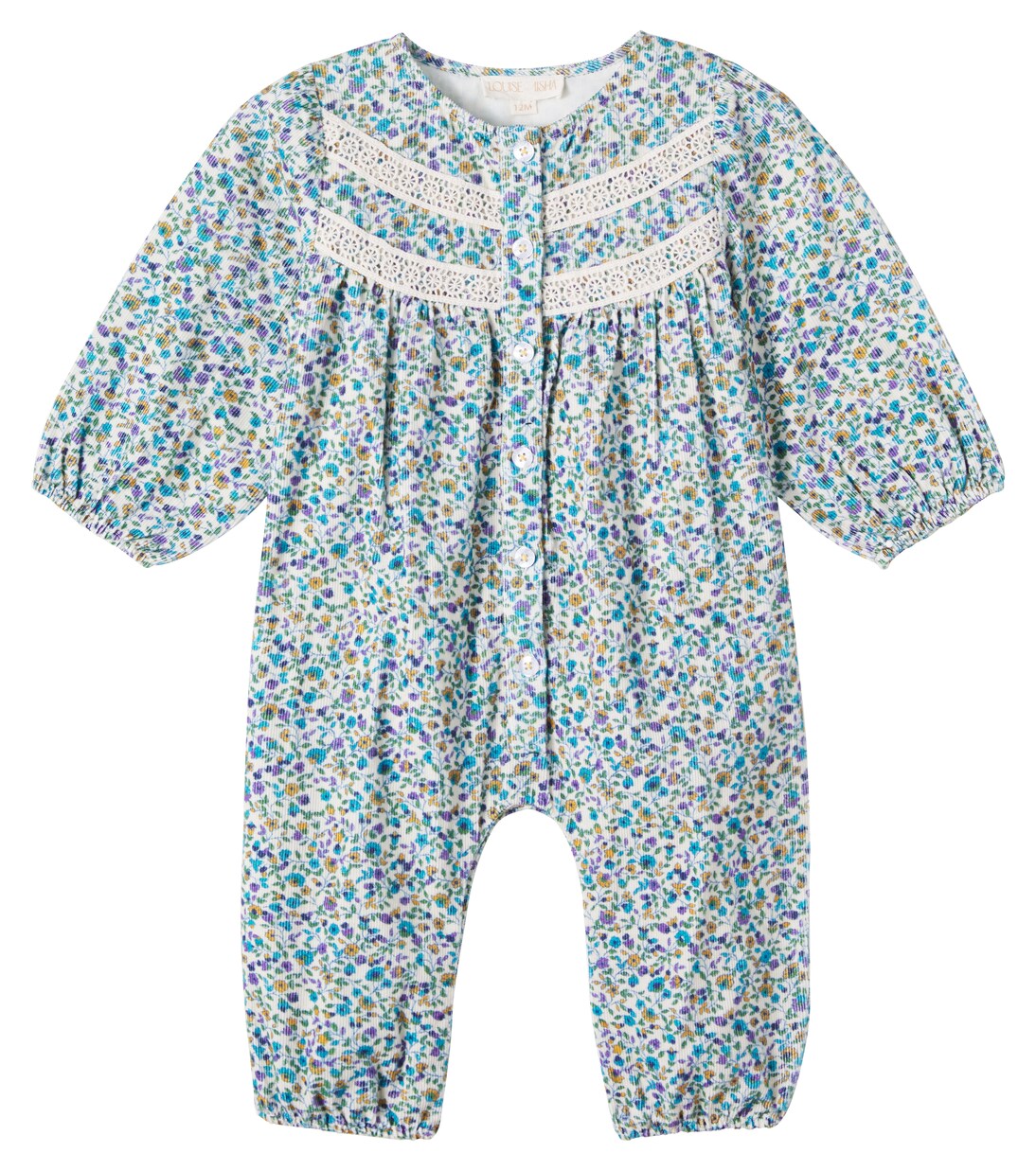 Floral cotton corduroy jumpsuit | Louise Misha