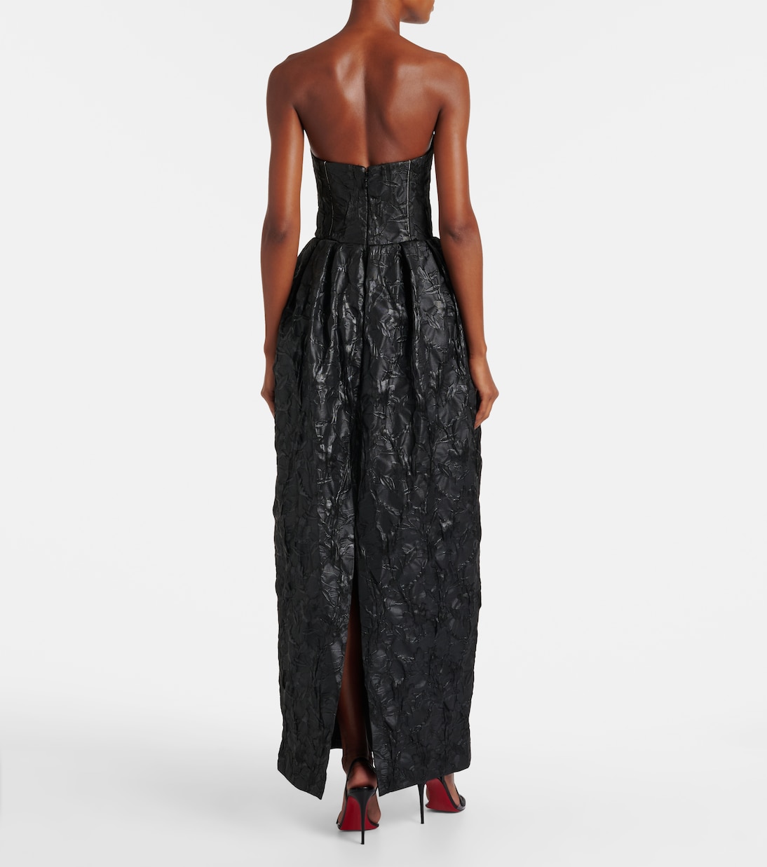 Adeena floral jacquard gown | Simkhai