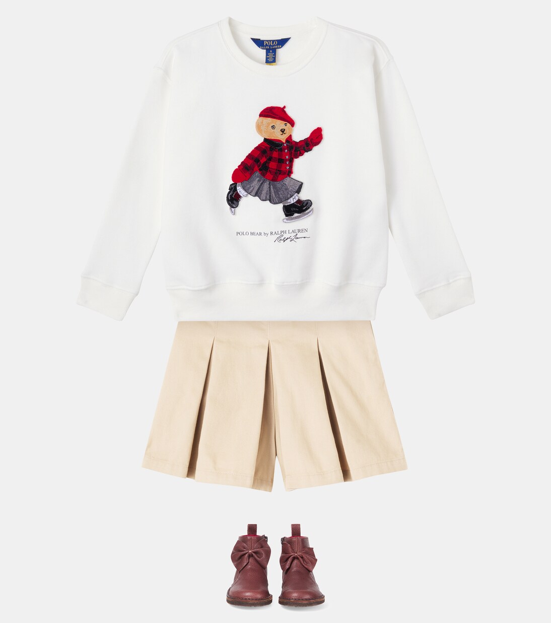 Felpa Polo Bear in misto cotone | Polo Ralph Lauren Kids