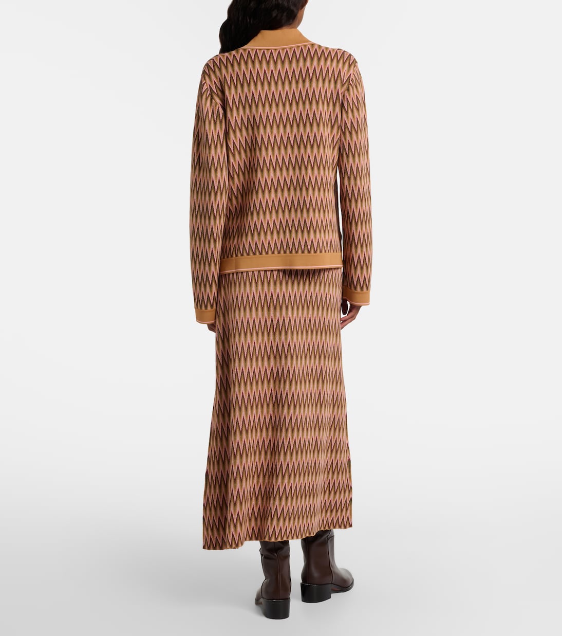 Brandy jacquard midi skirt | Rixo