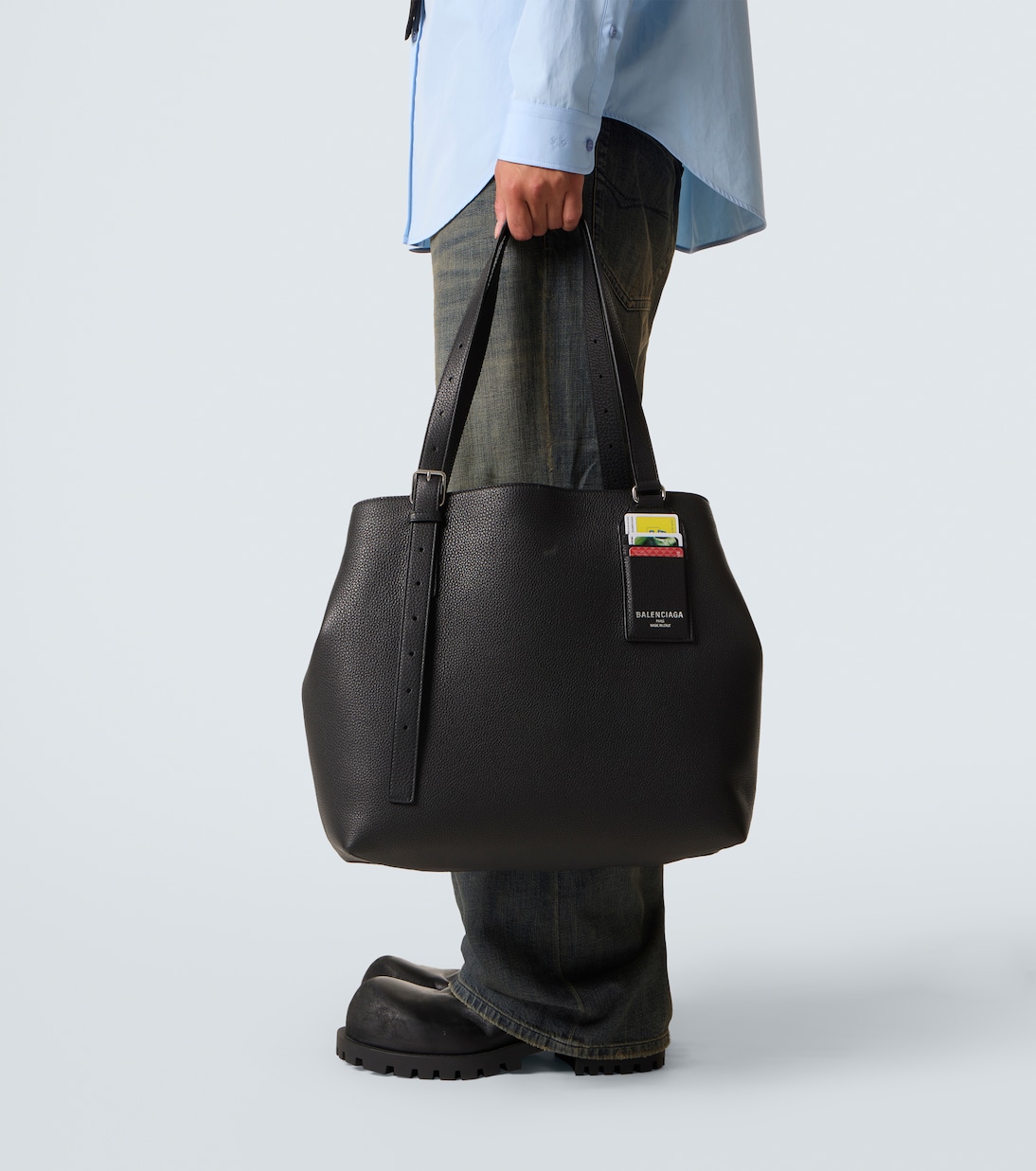 Credit leather tote bag | Balenciaga