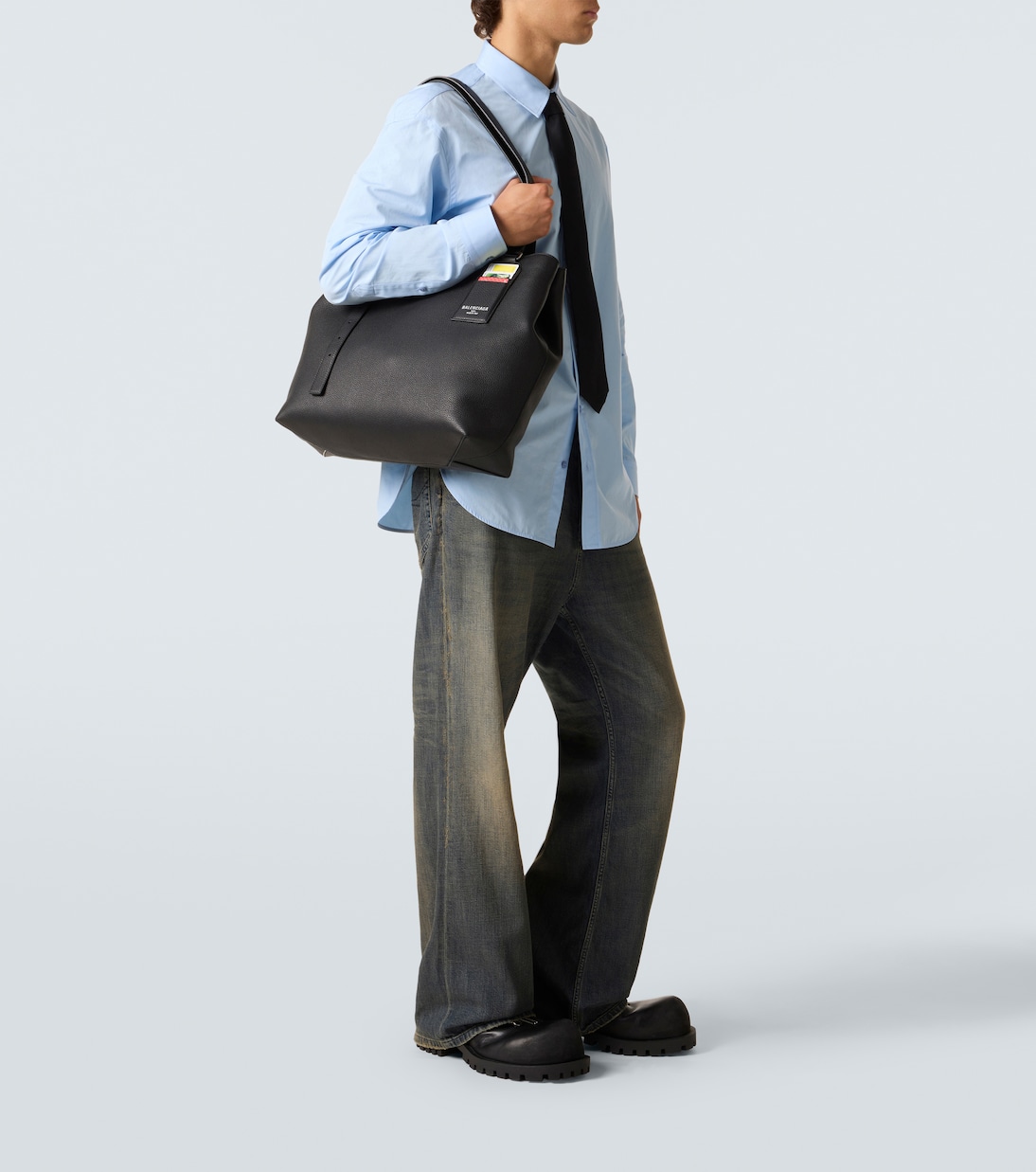 Credit leather tote bag | Balenciaga