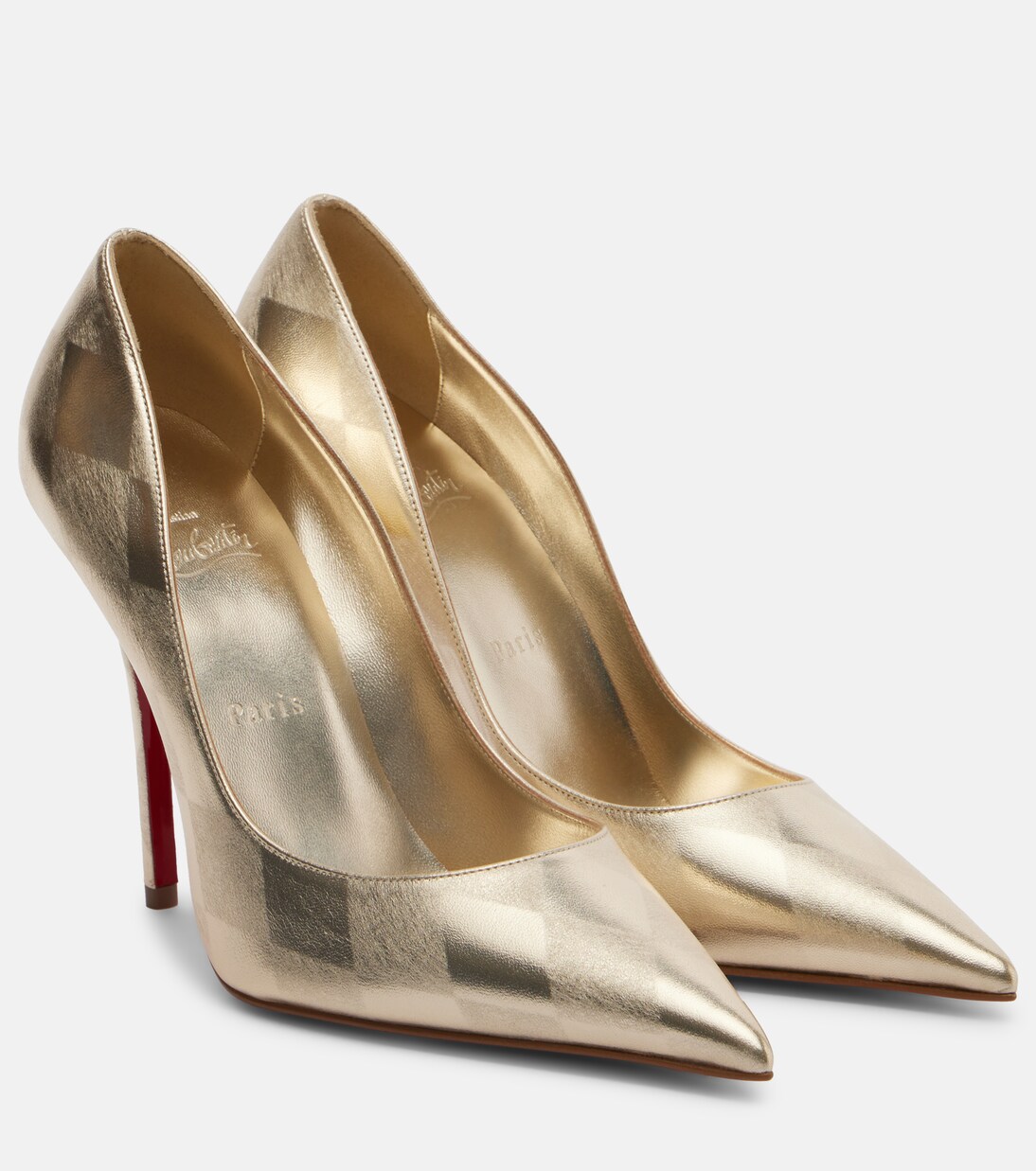 Miss Z metallic leather pumps | Christian Louboutin