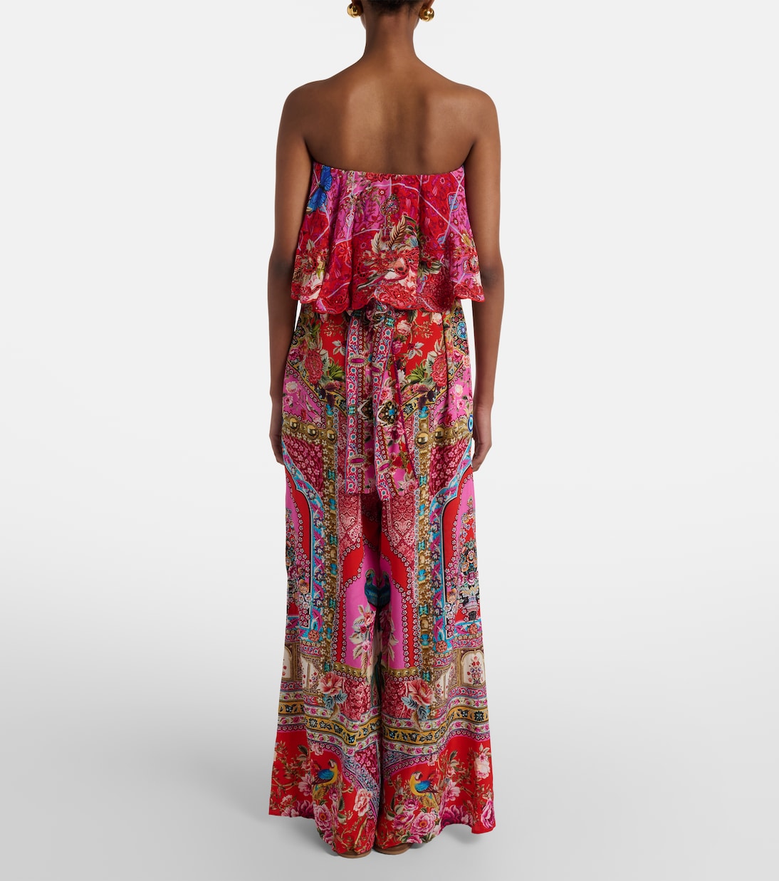 Mono de crepé de seda estampado | Camilla