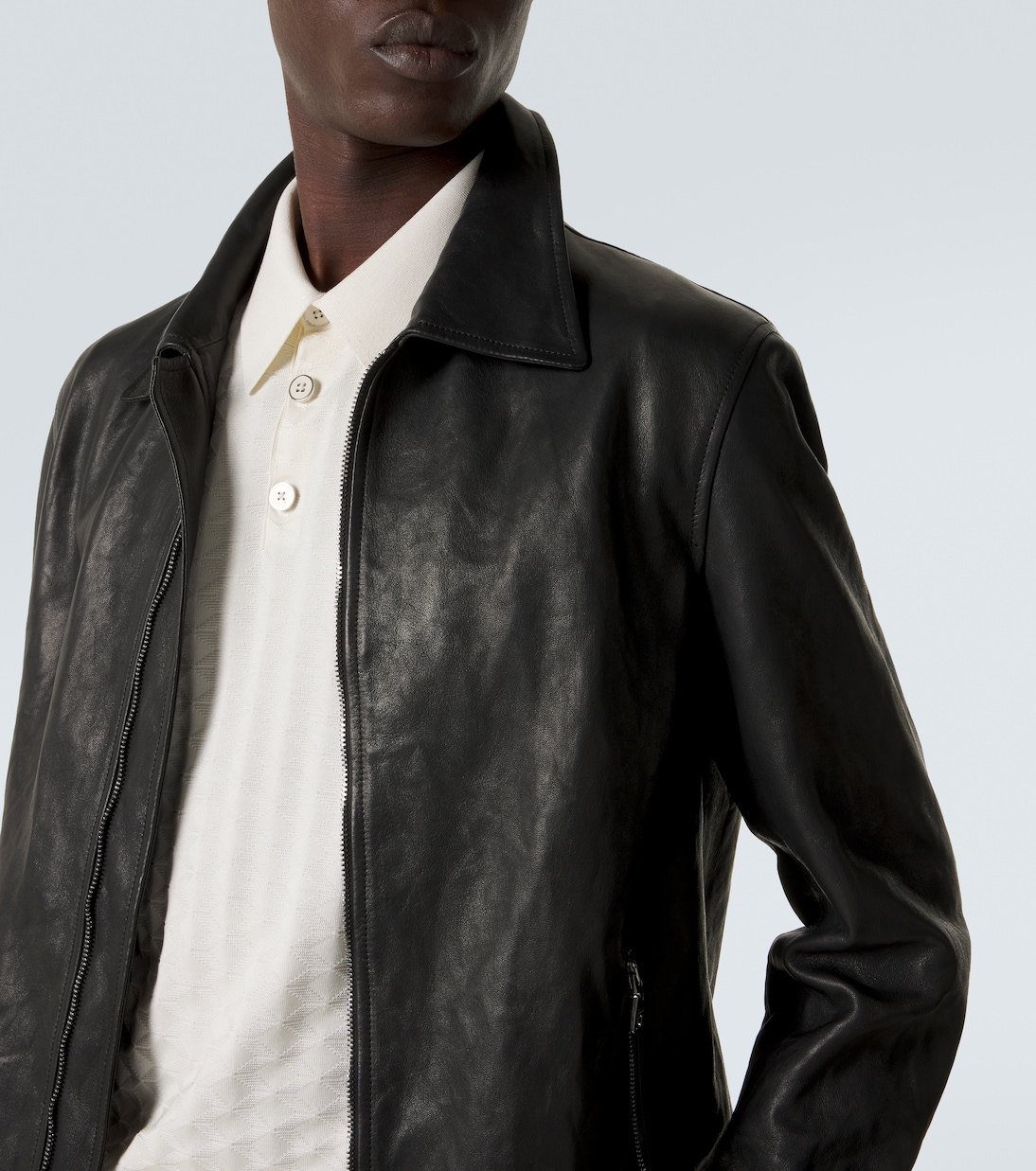 Leather blouson jacket | Dolce&Gabbana