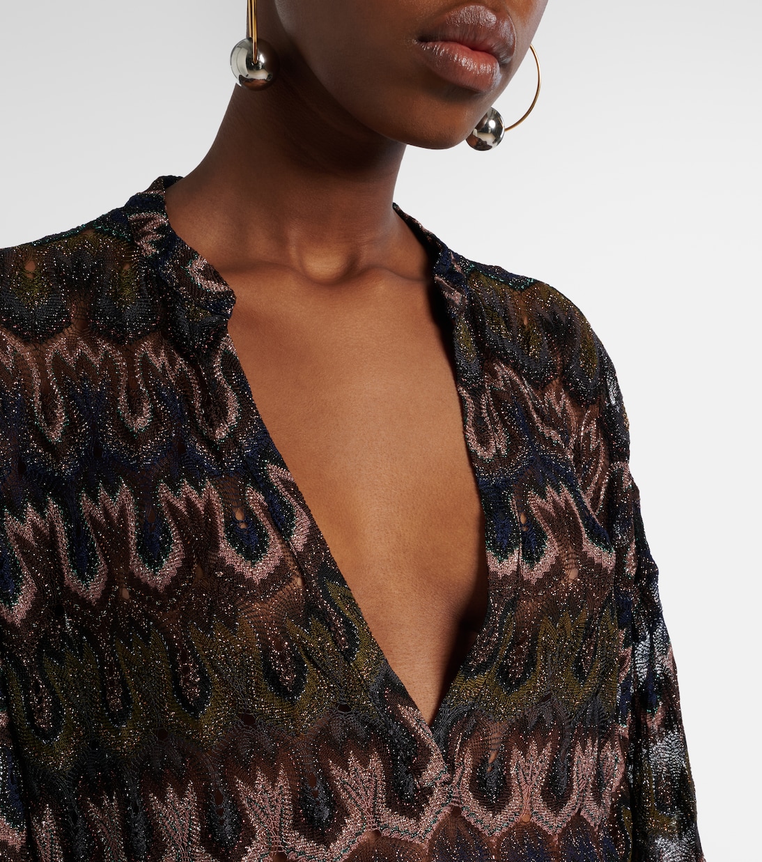 Lamé blouse | Missoni