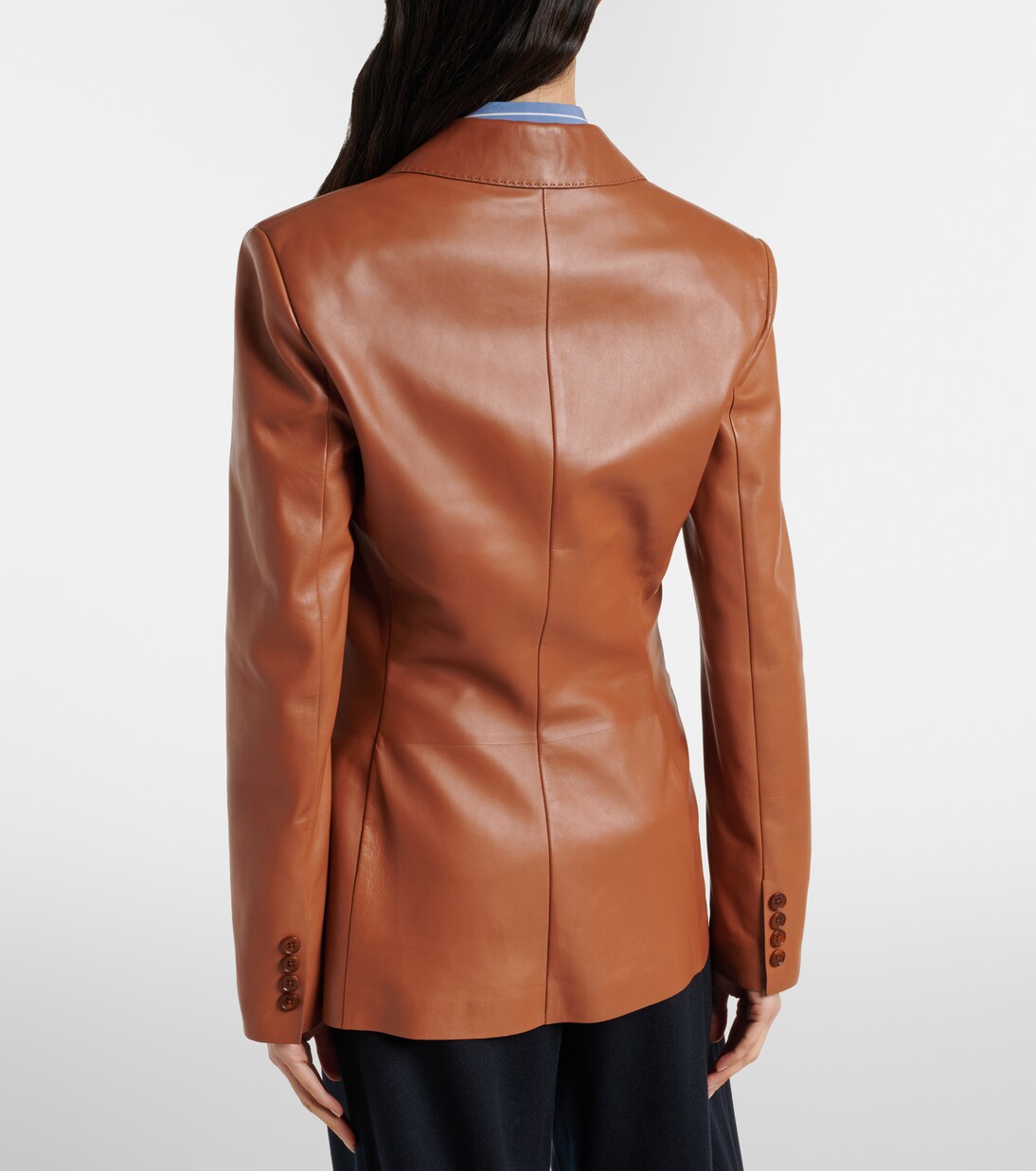 Blazer Parker in pelle | Ralph Lauren Collection