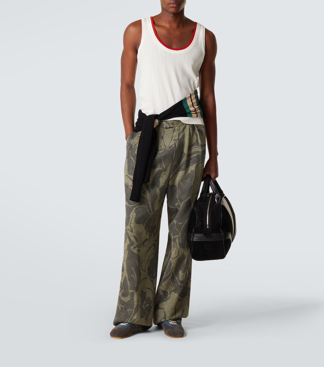 Pointelle cotton tank top | Dries Van Noten