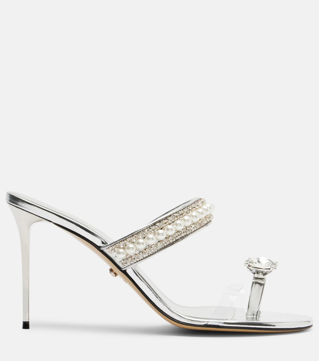 Diamond Of Elizabeth 95 leather mules | Mach & Mach