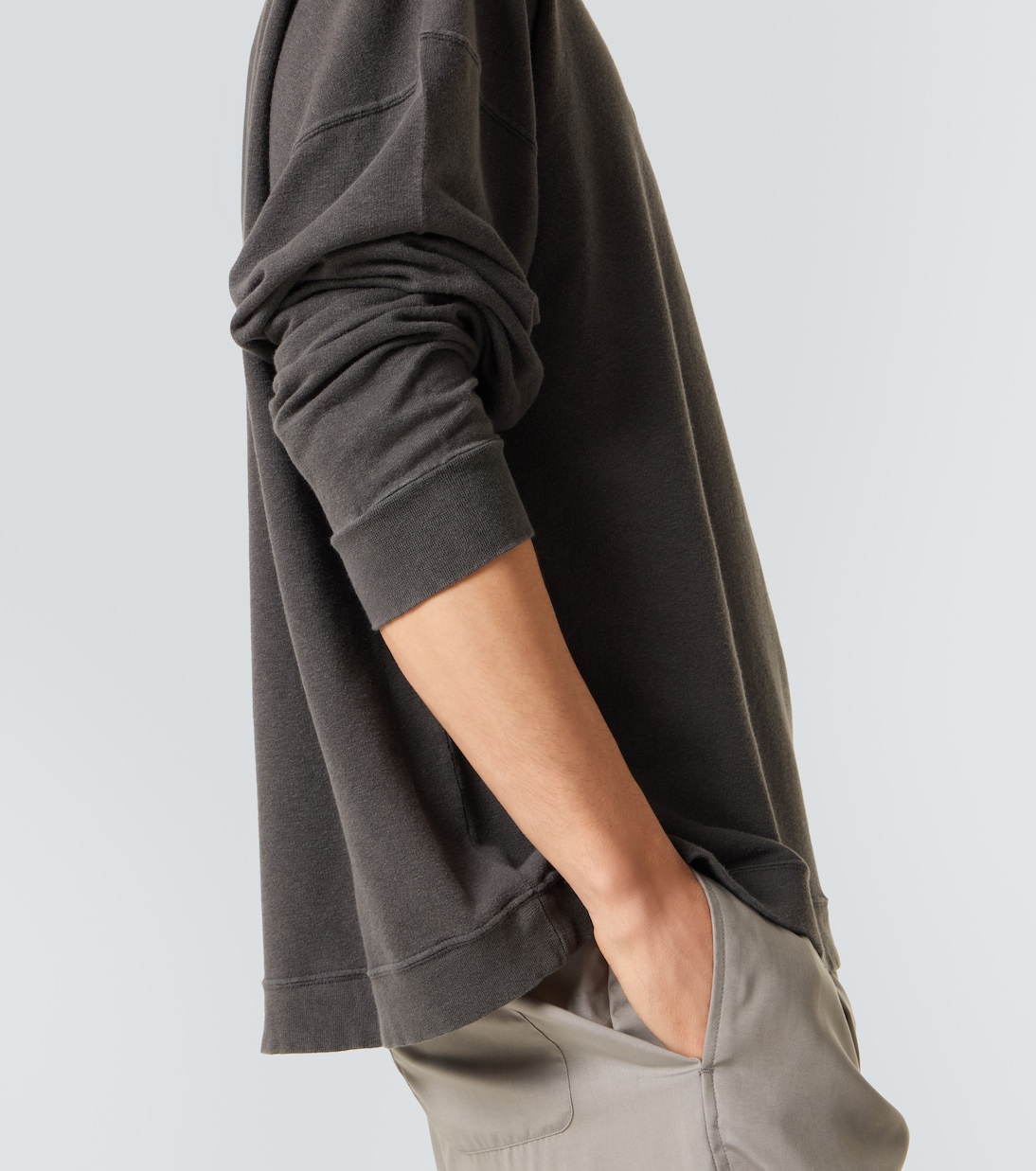 Slack cotton and linen-blend sweatshirt | Our Legacy