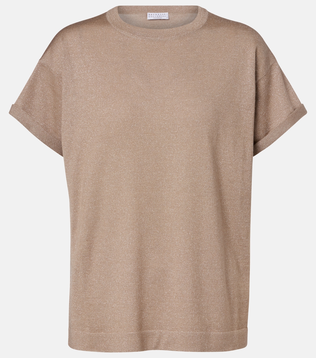 Cashmere and silk-blend T-shirt | Brunello Cucinelli