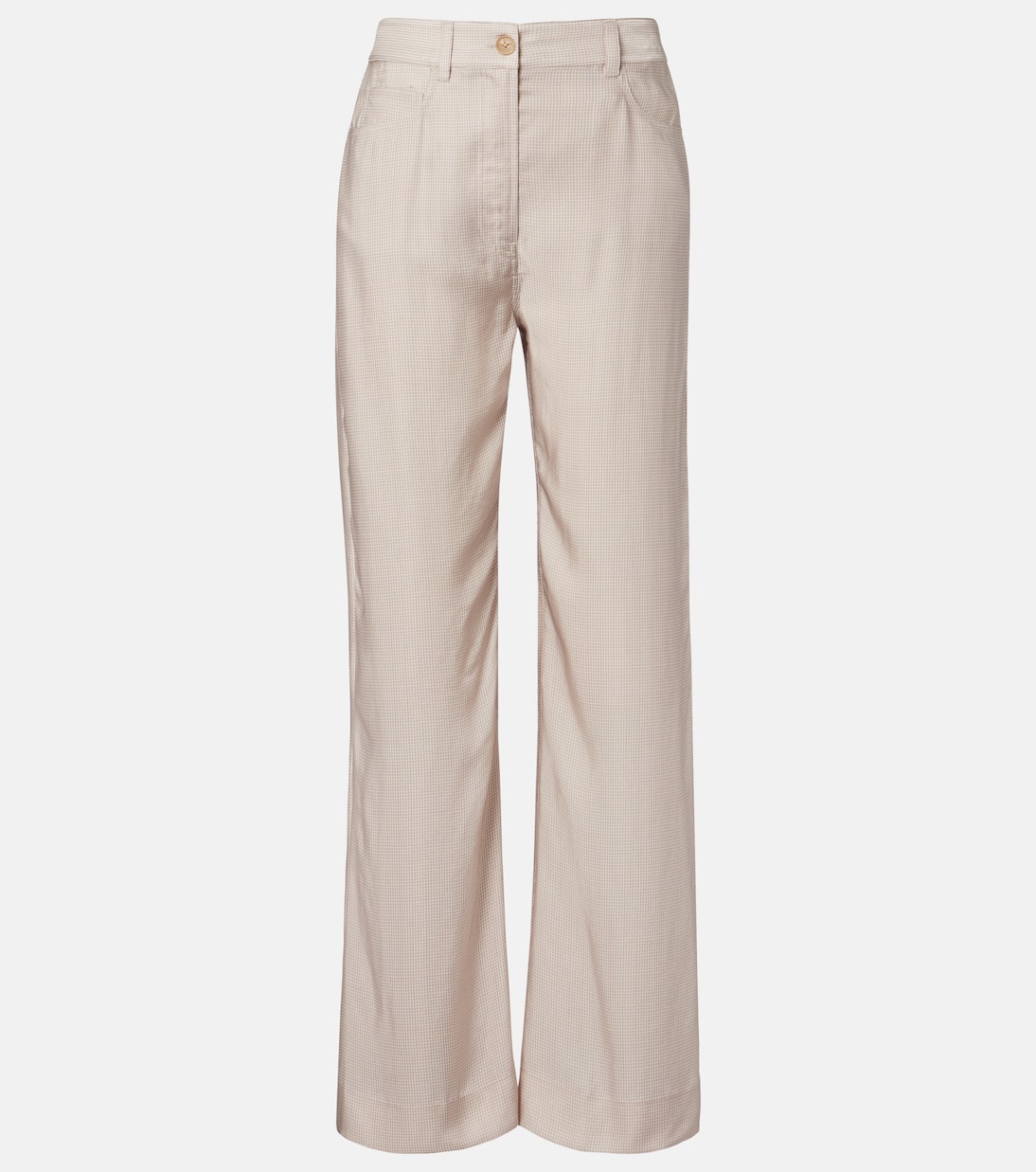 Checked twill straight pants | Acne Studios