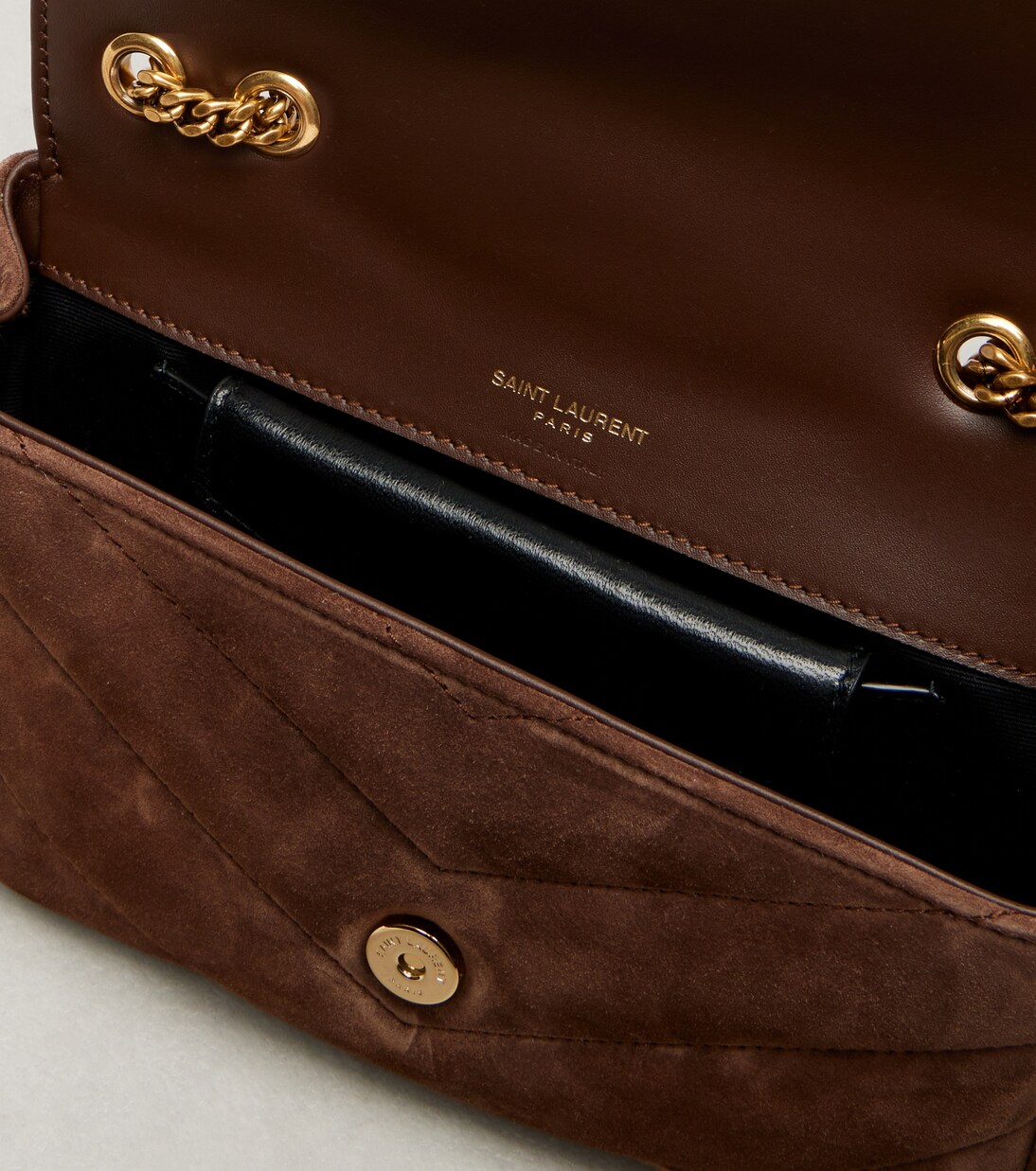 Lou Lou suede shoulder bag | Saint Laurent