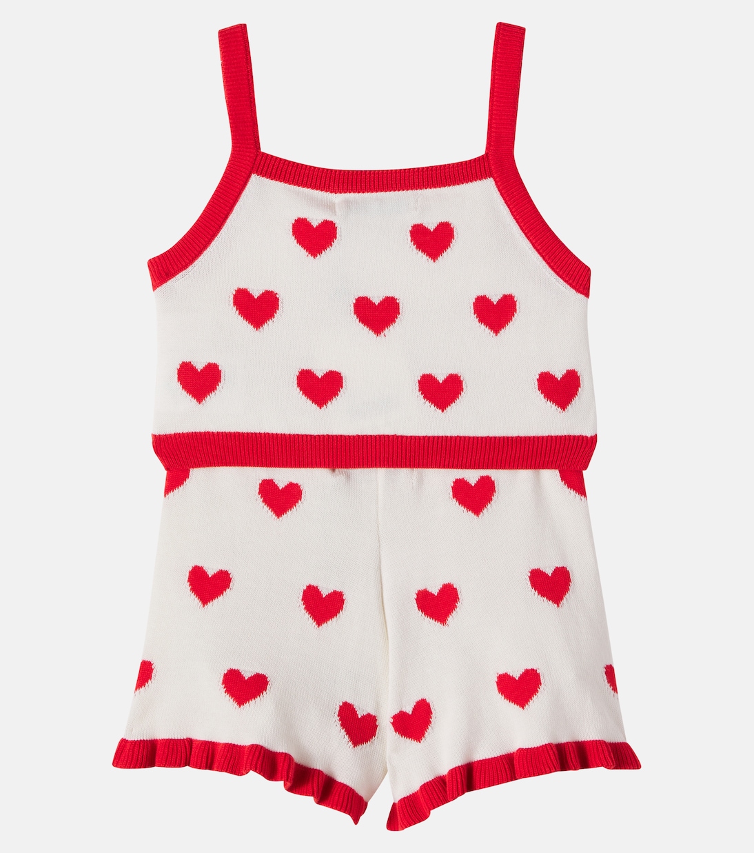 Maqui cotton crop top and shorts set | The New Society