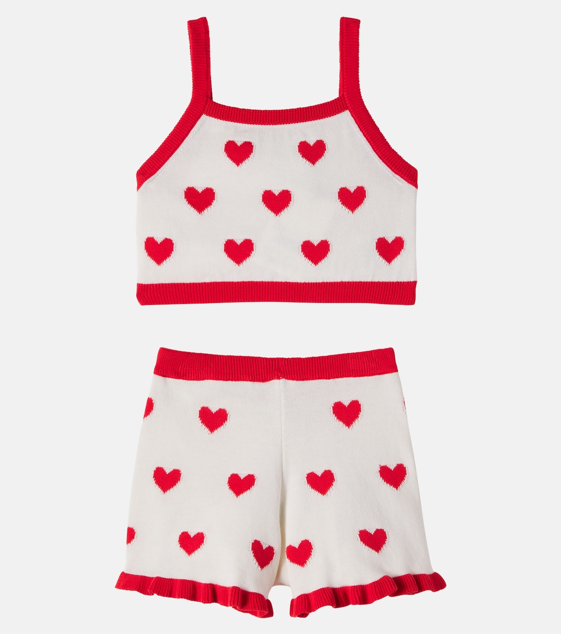 Maqui cotton crop top and shorts set | The New Society