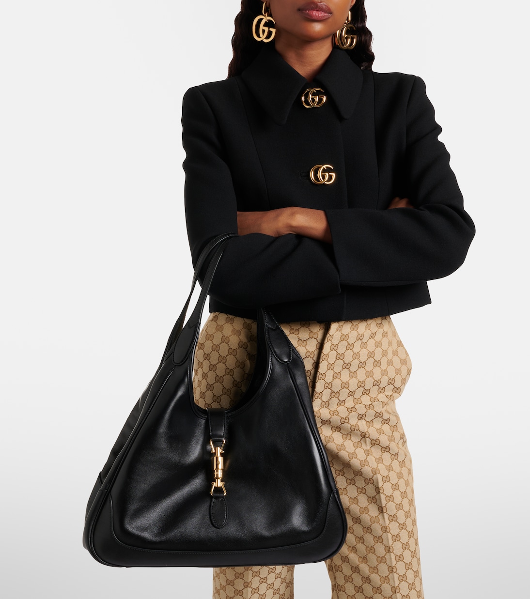 Gucci Mercato Medium leather tote bag | Gucci