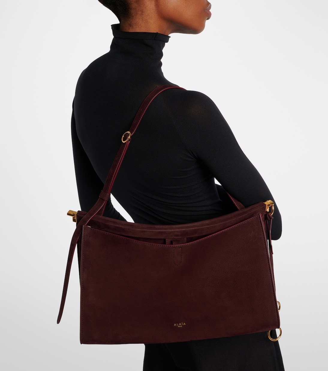 Schultertasche Le Click Medium aus Leder | Alaïa