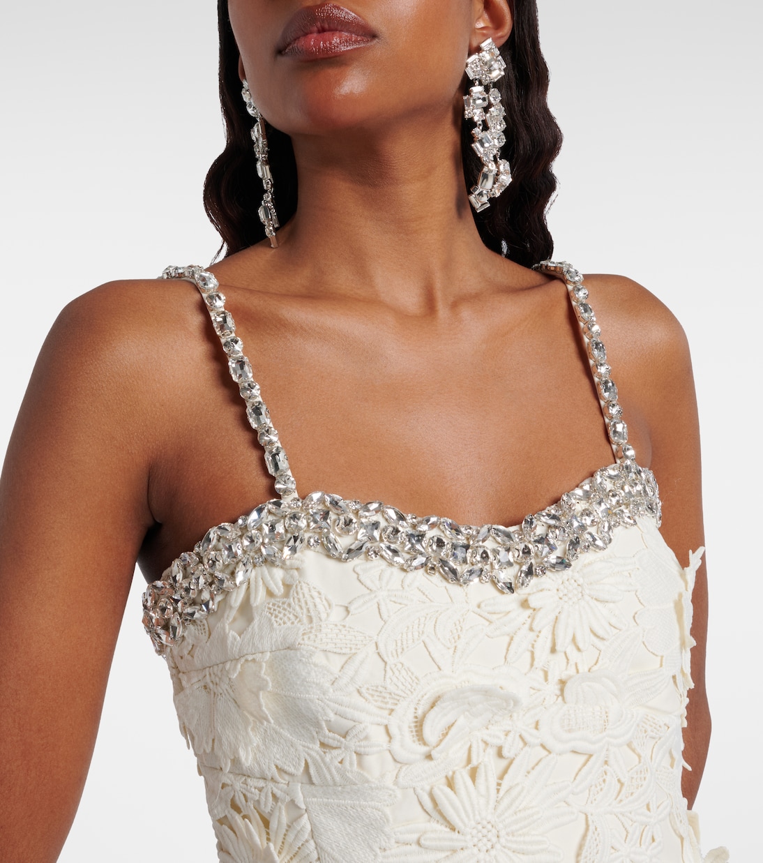 Sophie embellished lace minidress | Leo Lin