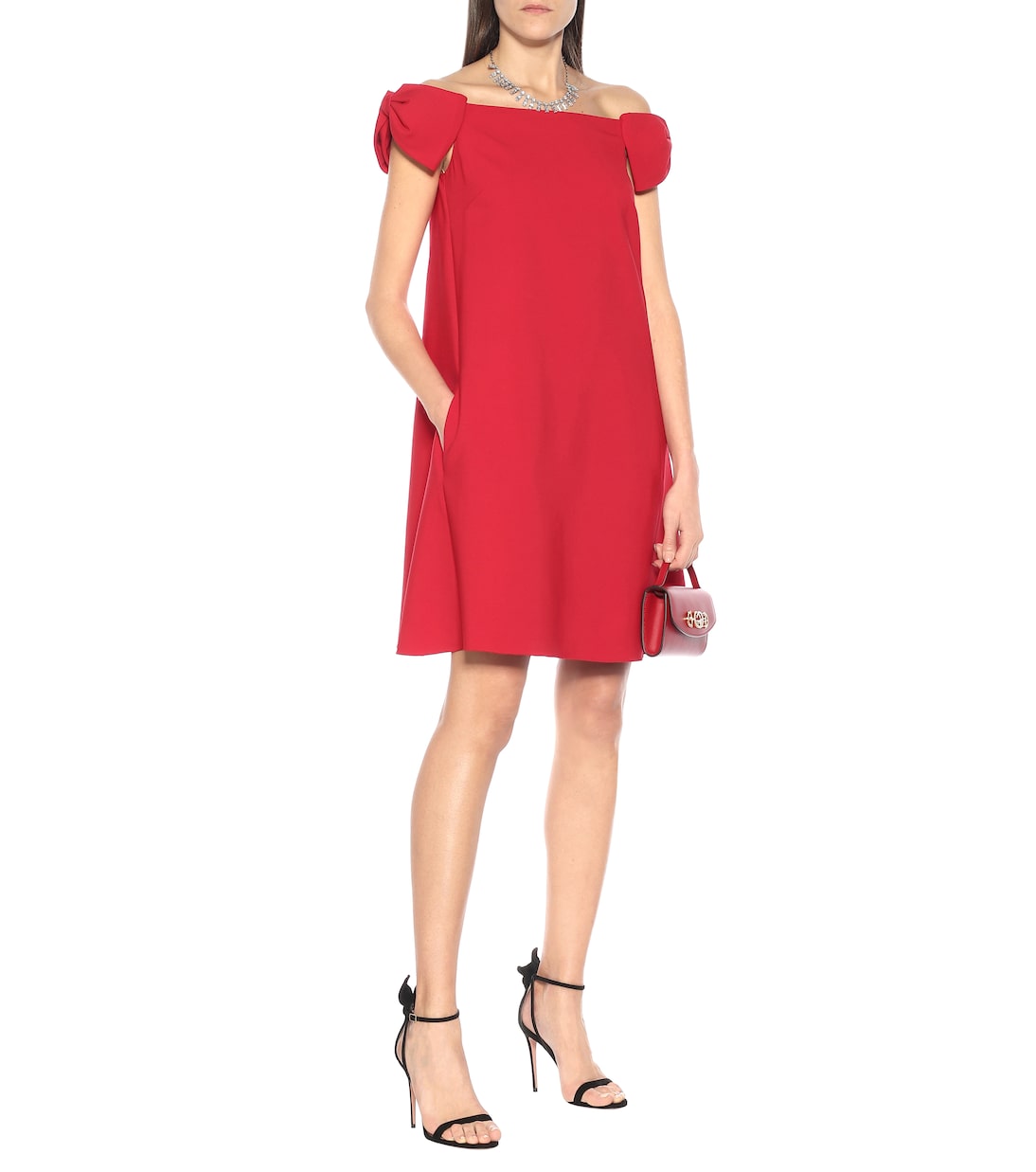 Sandales Bow Tie 105 en daim | Aquazzura